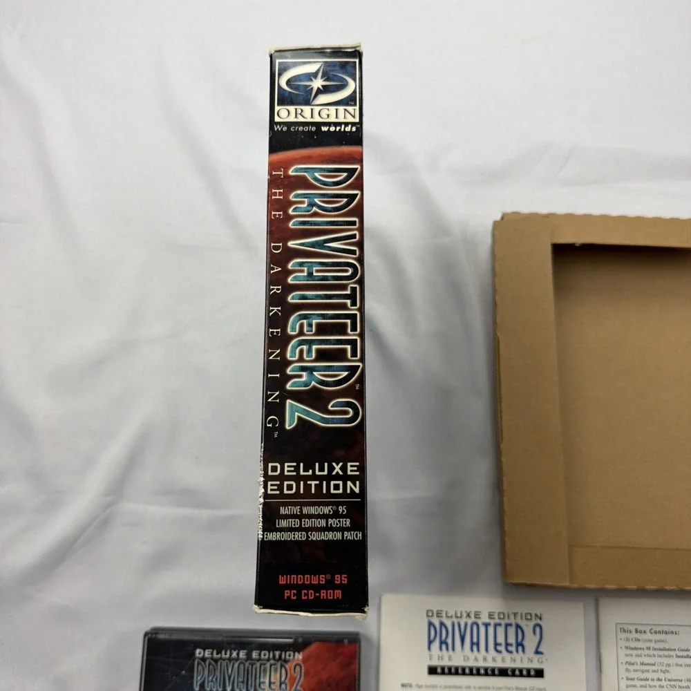 Privateer 2: The Darkening 1996 Big Box Vintage PC CD-ROM (RARE) READ